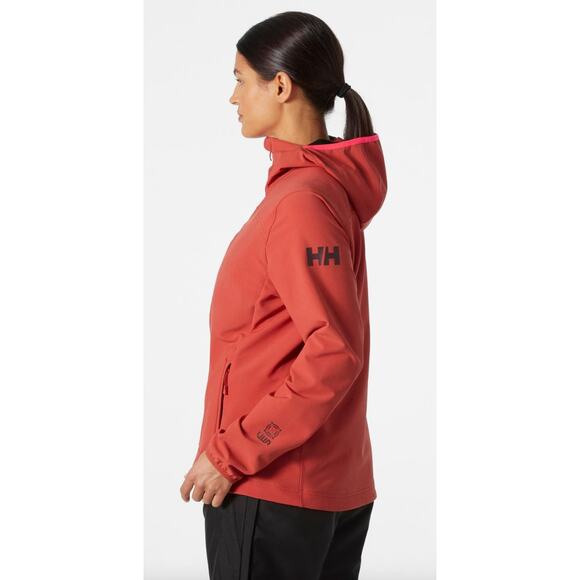 Helly Hanson Aurora Shield Fleece Zip Jacket Poppy Red Womens Size Large New - Picture 2 of 13